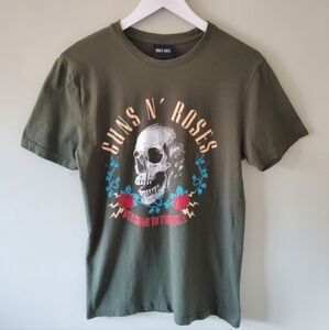 Guns N' Roses M 90s Grunge Punk Indie Sleeze Festival Graphic Crewneck T-Shirt
